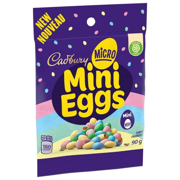 Cadbury Micro Mini Eggs Peg Bag 90G